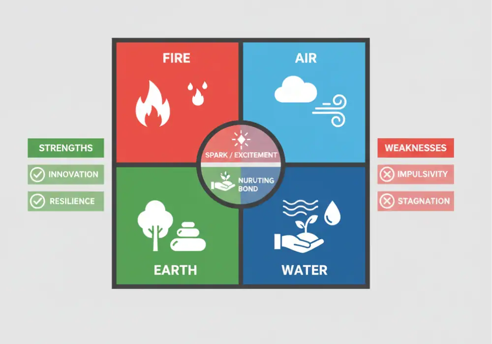 Elements in Astrology (Fire, Earth, Air, Water)
