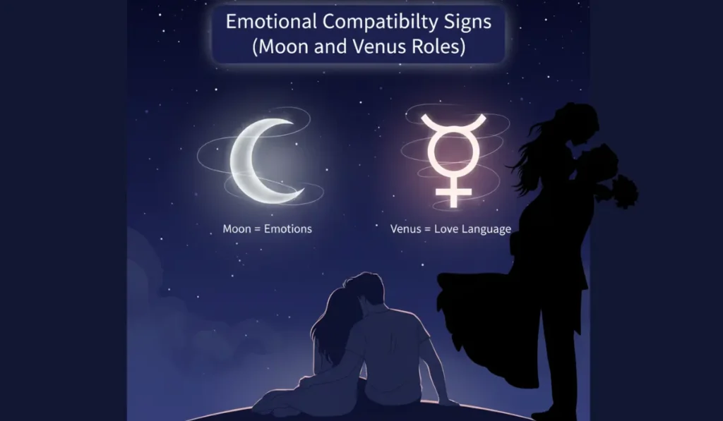 Emotional Compatibility Signs (Moon and Venus Roles)