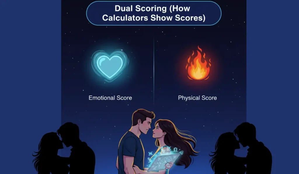 How Calculators Show Emotional vs Physical Scores Separately