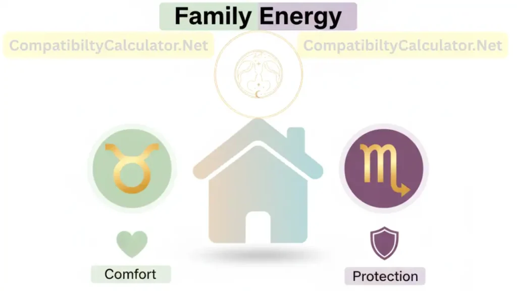 Family and Home Life:Taurus and Scorpio