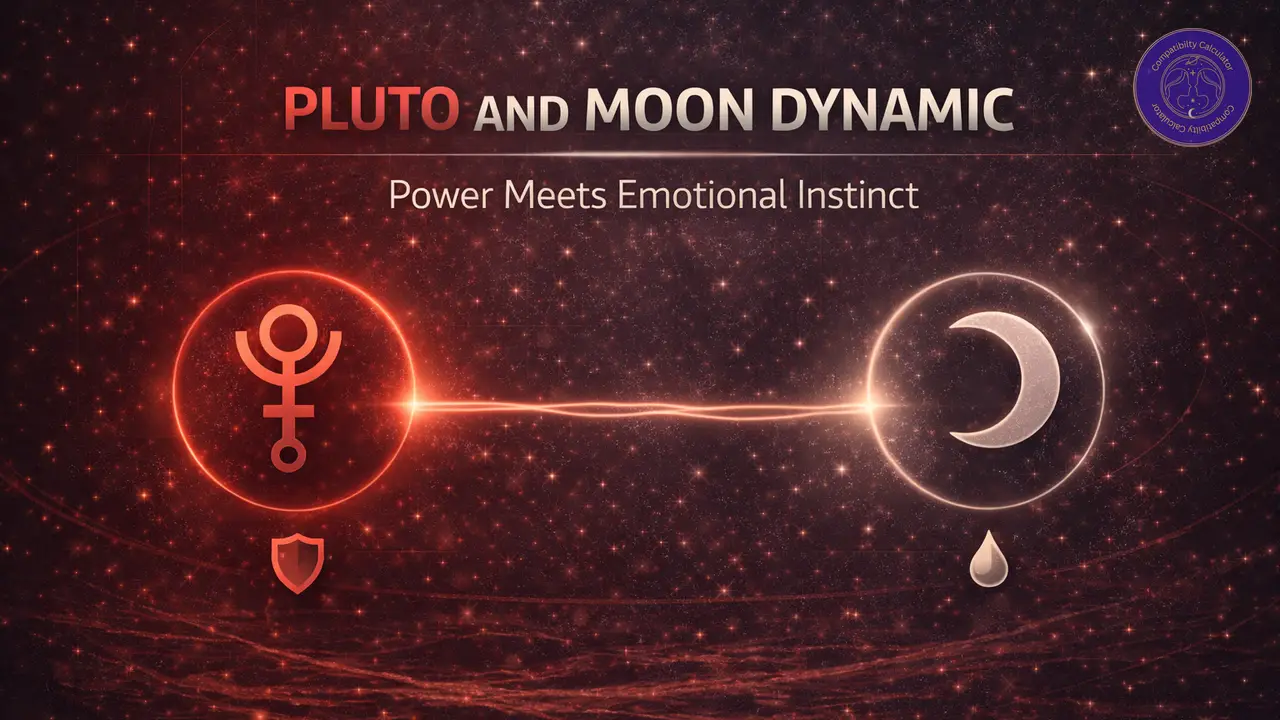 Scorpio influenced by Moon and Pluto through emotional power, attachment, loyalty, and deep internal transformation.