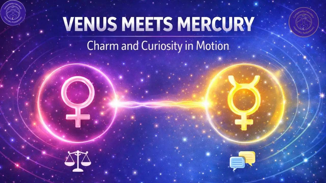 Libra and Gemini influenced by Venus and Mercury through charm, thought, balance, and quick emotional exchange.